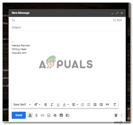 Cách thêm chữ ký (Signature) trong Gmail