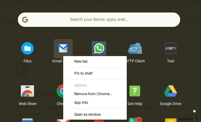 Cách sử dụng Gmail Offline trên Chrome