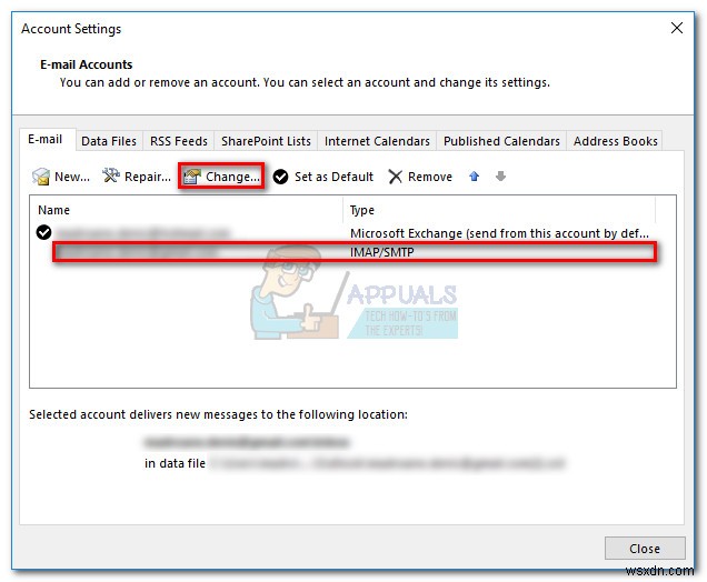 Khắc phục lỗi 421 cannot connect to SMTP Server trên Outlook