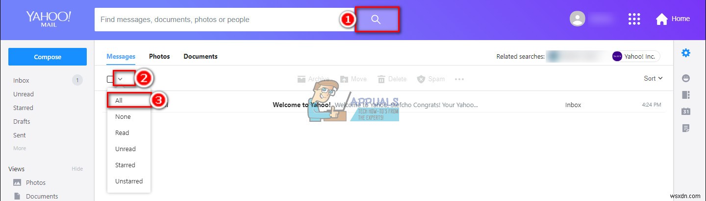 Cách xóa toàn bộ email Yahoo Mail một lần (nhiều phương pháp)