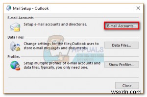 Cách thay đổi hoặc xóa tài khoản chính (Primary Account) khỏi Outlook