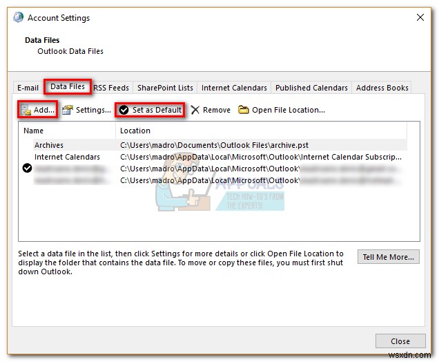 Cách thay đổi hoặc xóa tài khoản chính (Primary Account) khỏi Outlook