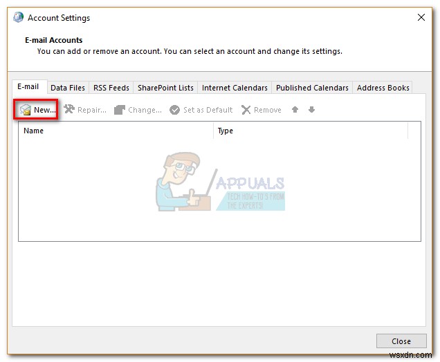 Cách thay đổi hoặc xóa tài khoản chính (Primary Account) khỏi Outlook