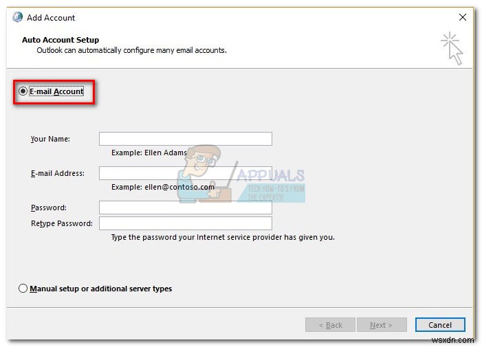 Cách thay đổi hoặc xóa tài khoản chính (Primary Account) khỏi Outlook