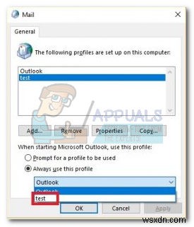 Cách thay đổi hoặc xóa tài khoản chính (Primary Account) khỏi Outlook
