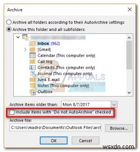 Hướng dẫn lưu trữ (Archive) email trong Outlook 2007, 2010, 2013, 2016
