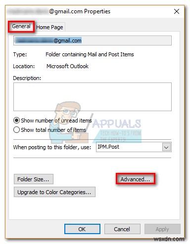 Cách thêm hoặc xóa mật khẩu file dữ liệu Outlook (PST)