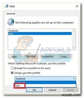 Khắc phục lỗi Outlook bị treo ở màn hình  Loading Profile  (2010, 2013, 2016, 365)