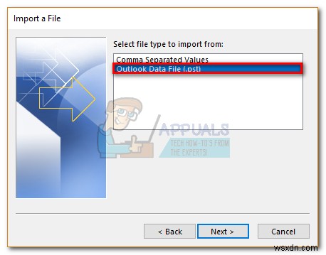 Hướng dẫn sao lưu (Backup) và khôi phục (Import) dữ liệu Outlook 2010, 2013, 2016