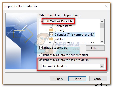 Hướng dẫn sao lưu (Backup) và khôi phục (Import) dữ liệu Outlook 2010, 2013, 2016