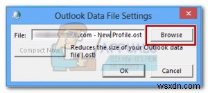 Cách di chuyển file dữ liệu ngoại tuyến Outlook (OST) sang ổ khác (2010, 2013, 2016)