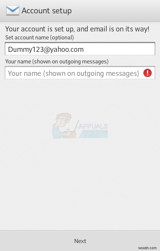 Cách thêm tài khoản Email vào điện thoại Android
