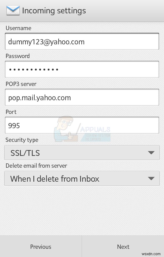 Cách thêm tài khoản Email vào điện thoại Android