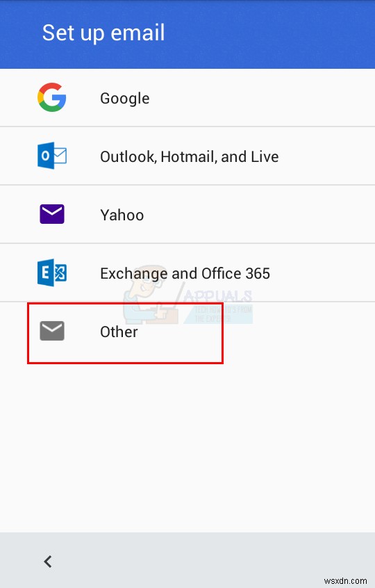Cách thêm tài khoản Email vào điện thoại Android