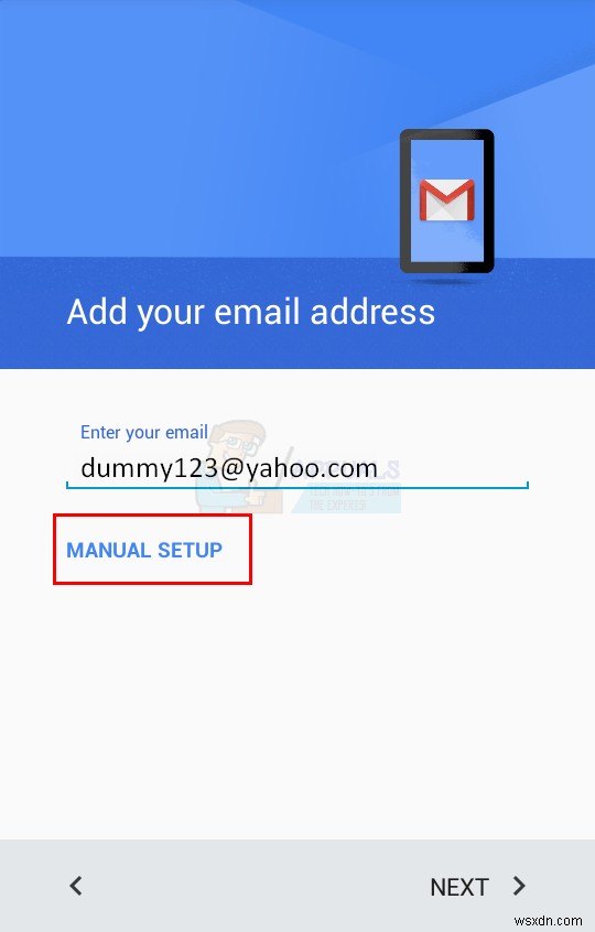 Cách thêm tài khoản Email vào điện thoại Android