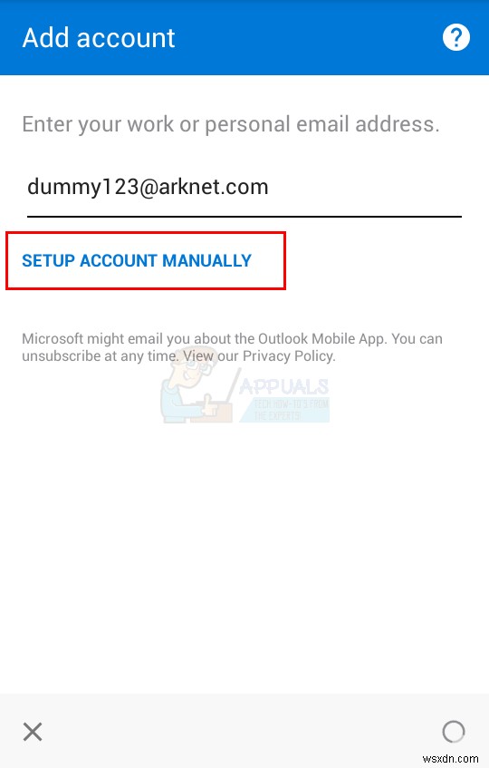 Cách thêm tài khoản Email vào điện thoại Android