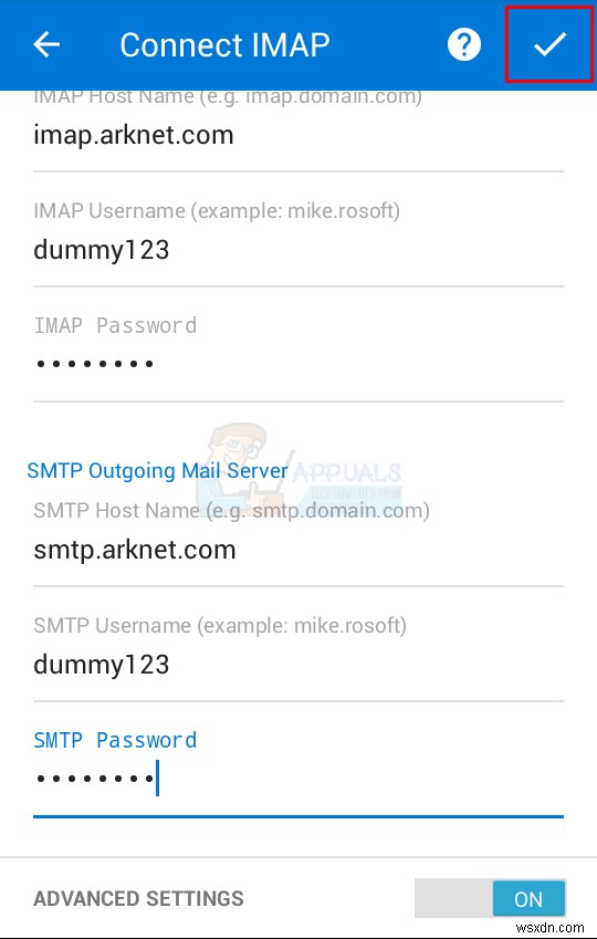 Cách thêm tài khoản Email vào điện thoại Android