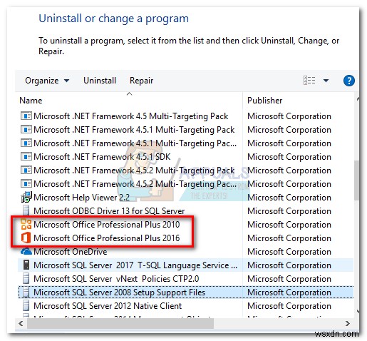Khắc phục: Outlook bị treo ở trạng thái  Đang xử lý 
