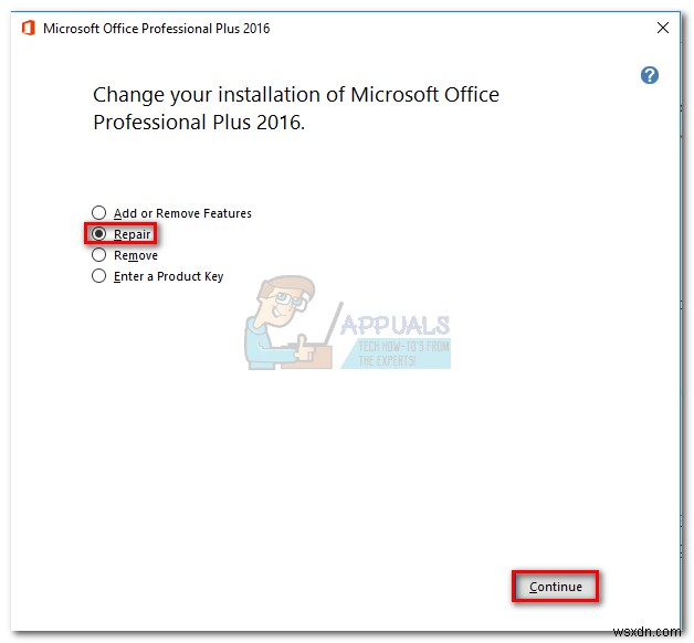 Khắc phục: Outlook bị treo ở trạng thái  Đang xử lý 