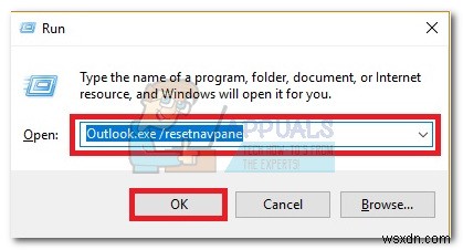 Khắc phục: Outlook bị treo ở trạng thái  Đang xử lý 