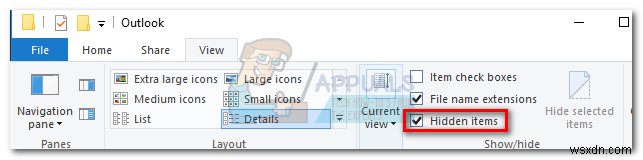 Khắc phục: Outlook bị treo ở trạng thái  Đang xử lý 