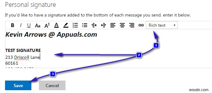 Cách tạo Chữ ký HTML trong Gmail, Yahoo và Hotmail