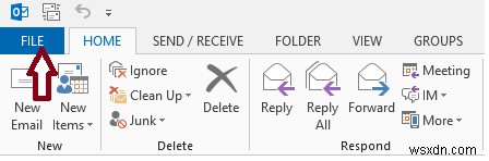 Cách thiết lập Phản hồi tự động (Out of Office) trong Outlook 2013/2016 và 2010