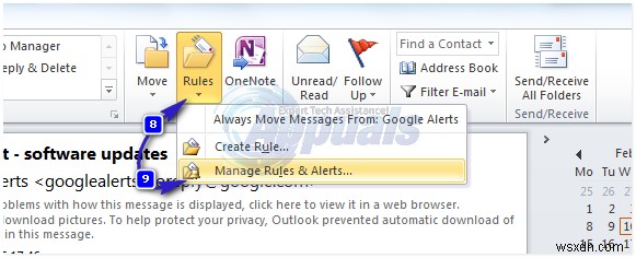 Cách thiết lập Phản hồi tự động (Out of Office) trong Outlook 2013/2016 và 2010