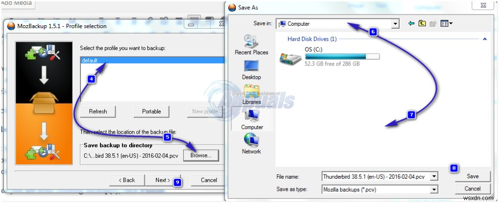 ĐÃ GIẢI QUYẾT: Chuyển Thunderbird sang Máy tính mới