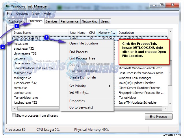 Sửa lỗi: Outlook 2010 tự động khởi động ở Chế độ An toàn (Safe Mode)