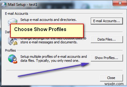 Cách: Tạo Hồ sơ Outlook 2007, 2010, 2013 hoặc 2016 Mới