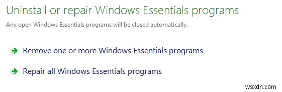 Cách Sửa chữa (Repair) Windows Live Mail