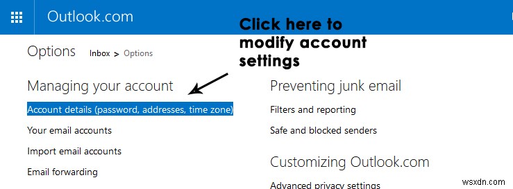 Sửa lỗi: Hotmail/Outlook hiển thị sai giờ trên email