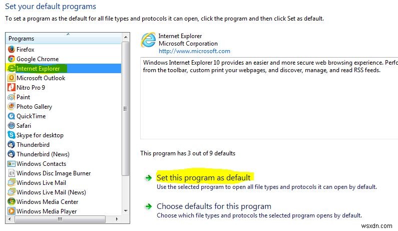 Sửa lỗi: Link không mở được trong Windows Live Mail