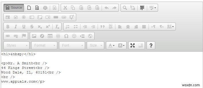 Outlook không phản ứng nút Chữ ký (Signature)