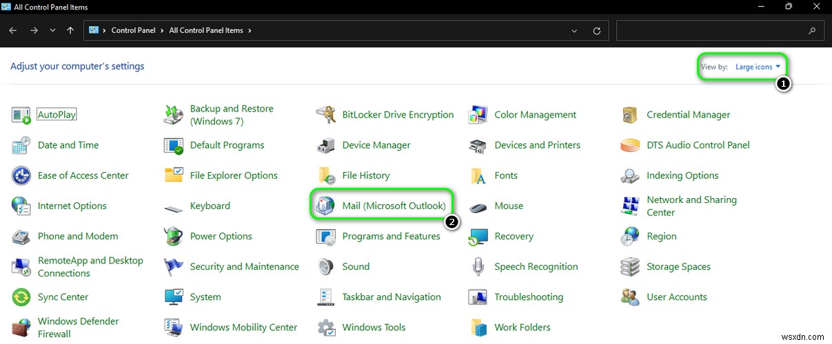 Cách khắc phục (0x8004010F): Không thể truy cập file dữ liệu Outlook trên Windows