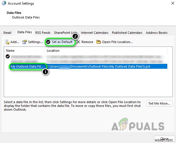 Cách khắc phục (0x8004010F): Không thể truy cập file dữ liệu Outlook trên Windows