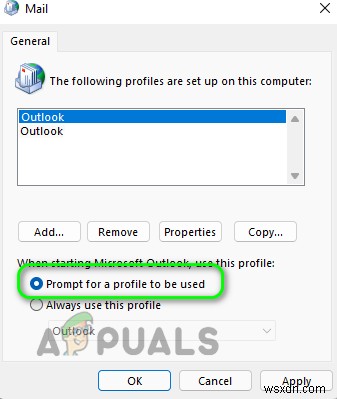 Cách khắc phục (0x8004010F): Không thể truy cập file dữ liệu Outlook trên Windows