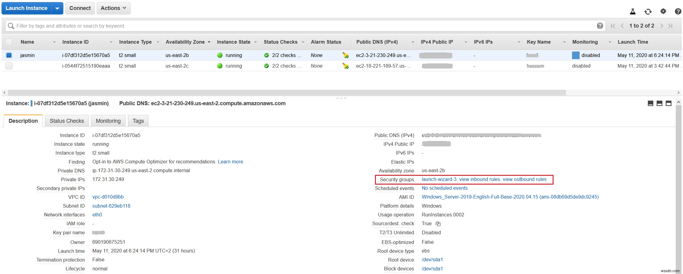 Cách Cấu Hình Quy Tắc Bảo Mật Trong Amazon EC2 Instance