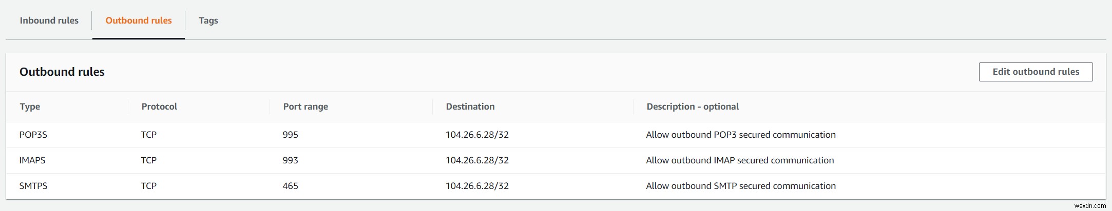 Cách Cấu Hình Quy Tắc Bảo Mật Trong Amazon EC2 Instance