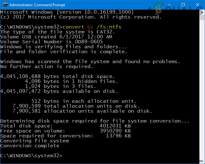 Sửa lỗi  The File is Too Large For The Destination File System  trên Windows