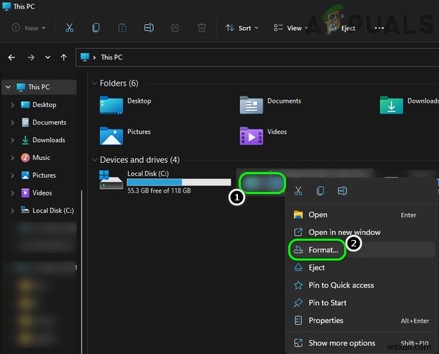 Sửa lỗi  The File is Too Large For The Destination File System  trên Windows