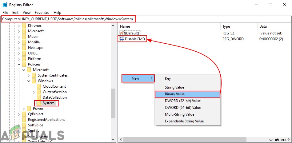 Cách vô hiệu hóa Command Prompt cho tài khoản Standard