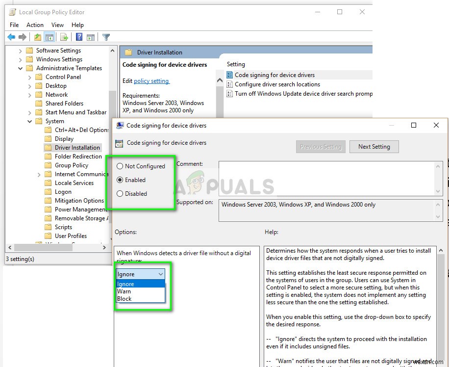 Khắc phục lỗi Windows requires a digitally signed driver trên Windows 7, 8, 10