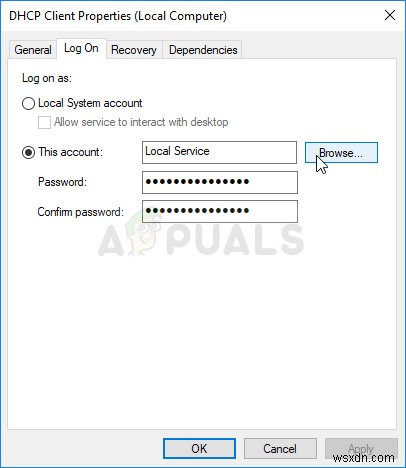 Khắc phục lỗi Unable to Contact your DHCP Server trên Windows 7, 8, 10