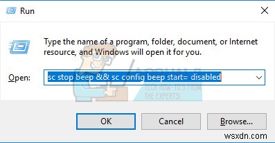Cách tắt tiếng beep lỗi trên Windows 7, 8 và 10