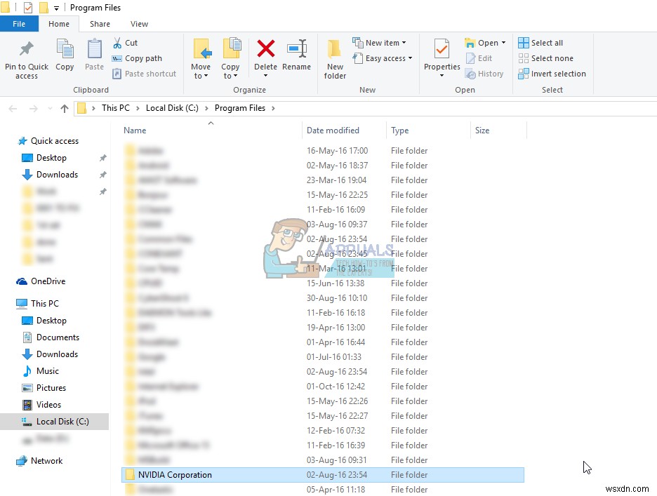Khắc phục lỗi  NVIDIA Installer Cannot Continue  trên Windows 7, 8, 10