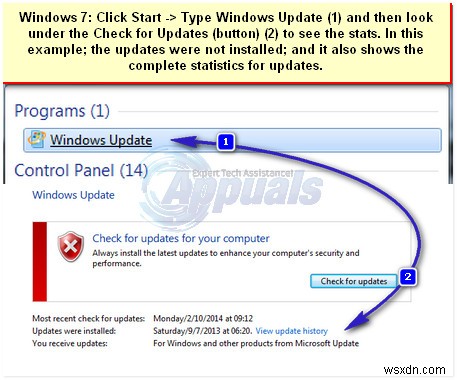 HƯỚNG DẪN CHI TIẾT: Cách chạy thủ công Windows Update (Win 7/8/8.1 và 10)