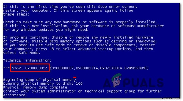Cách sửa lỗi 0x000000C2 trên Windows