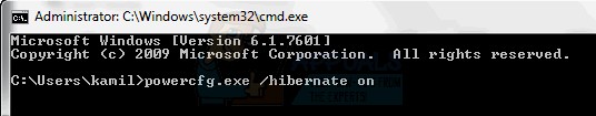 Cách bật/tắt ngủ đông (Hibernation) trong Windows 7